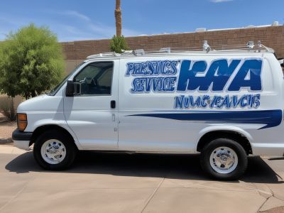 Air Flow Systems service vehicle traveling through Arizona